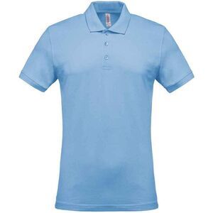 Kariban Mens Pique Polo Shirt / Sky Blue